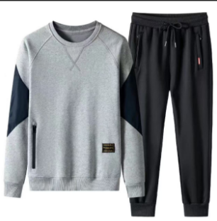 New Men's Casual Pants Set