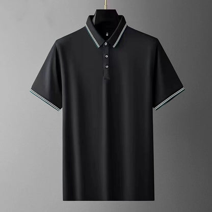 Men's Summer Short sleeved Polo Sweat-absorbing and Breathable New Style