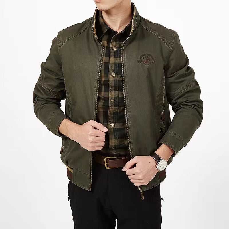 Men's fleece jacket for warmth and thickening in winter