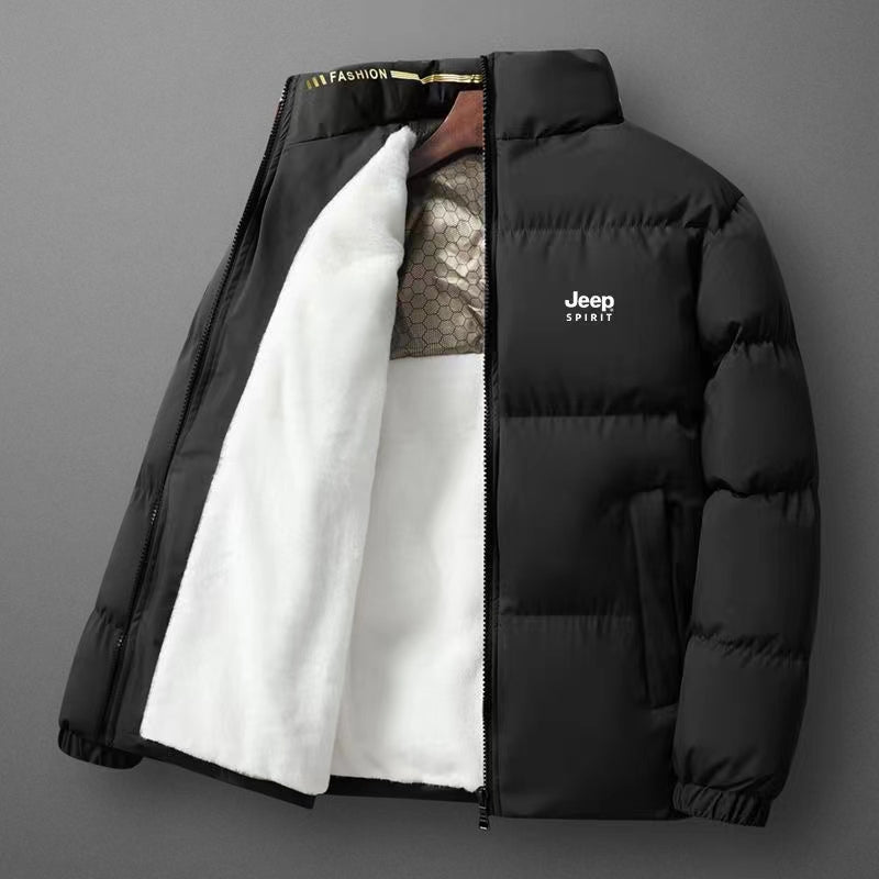 Men's fleece jacket for warmth and thickening in winter
