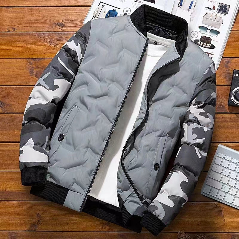 Men's fleece jacket for warmth and thickening in winter