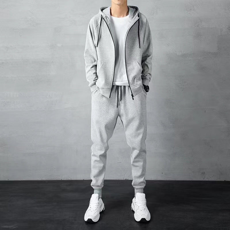 Men's two-piece hoodie new casual sports