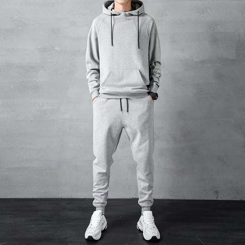 Men's two-piece hoodie new casual sports