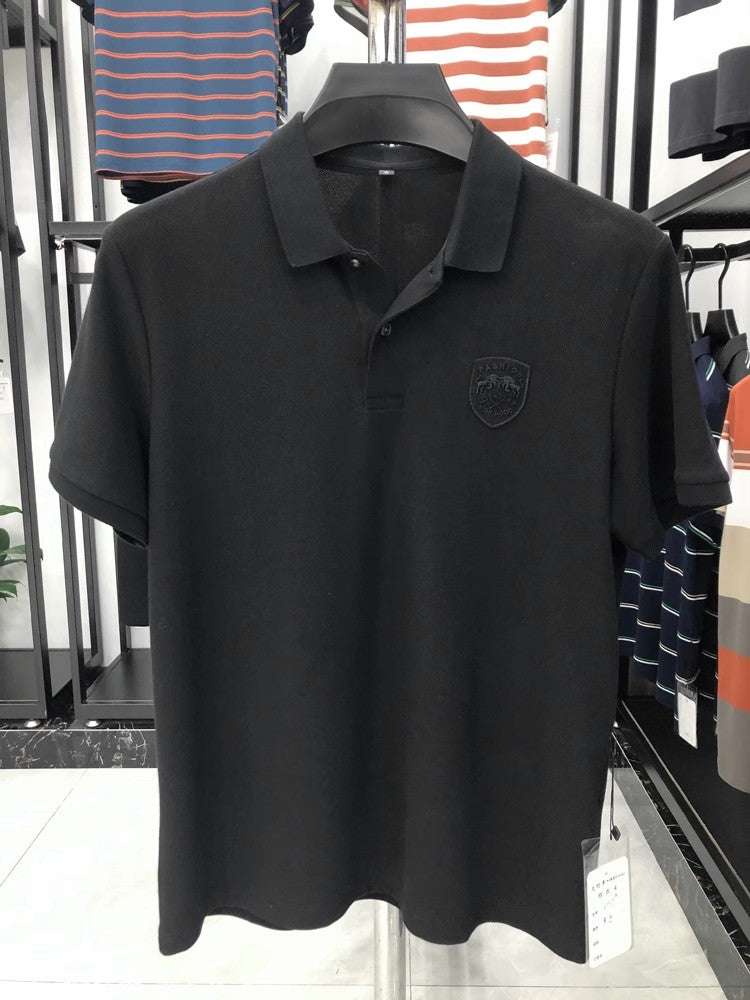 Men's new polo, sweat absorbing and breathable
