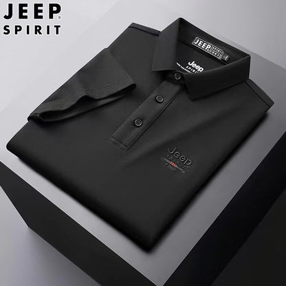 Men's short-sleeved t-shirt summer lapel pocket color block half-sleeved t-shirt tops trend